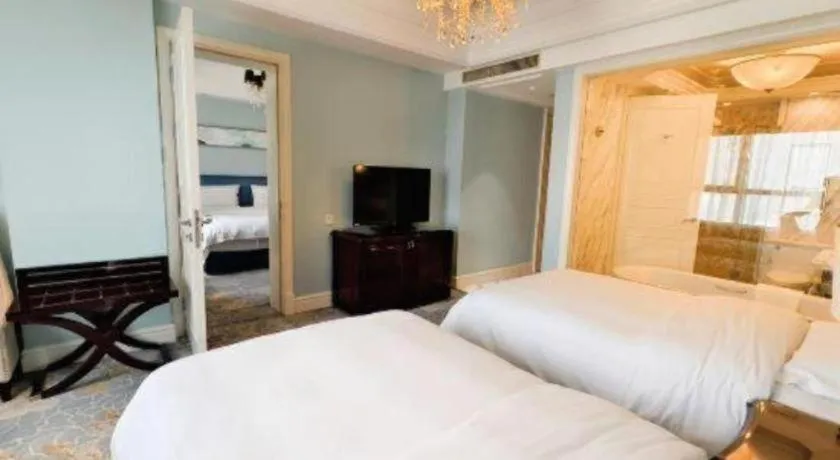 Bed in Yuncheng Jianguo Hotel