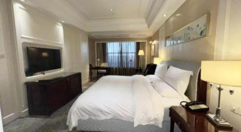 Bed in Yuncheng Jianguo Hotel