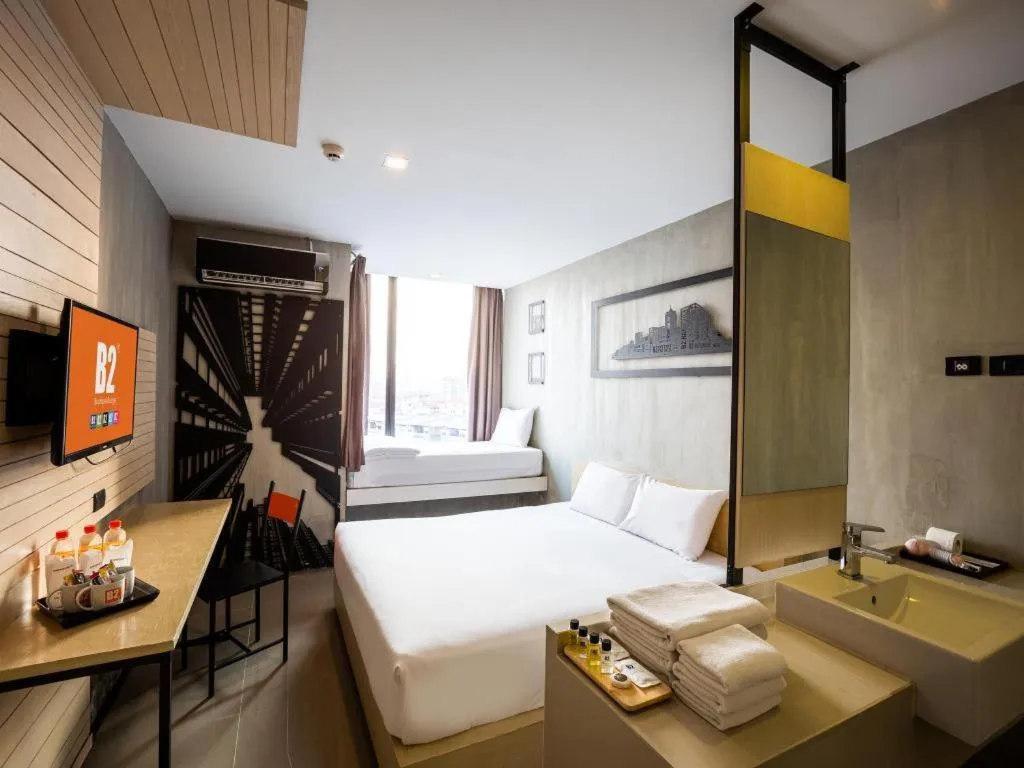 Bed in B2 South Pattaya Premier Hotel