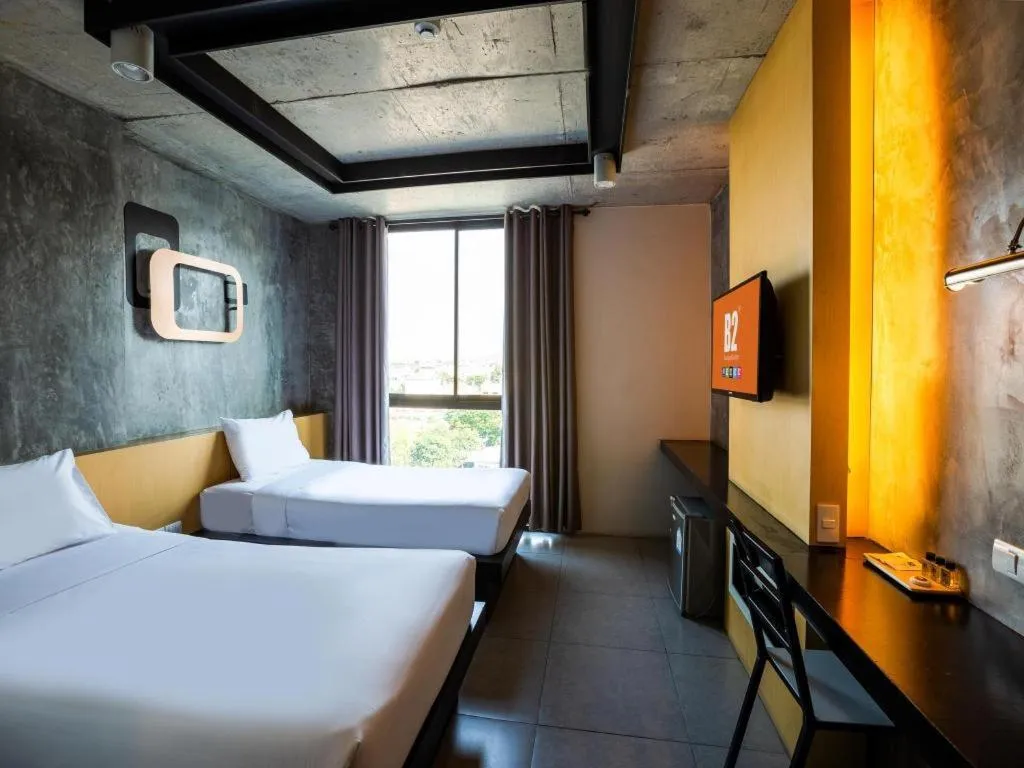 Bed in B2 South Pattaya Premier Hotel