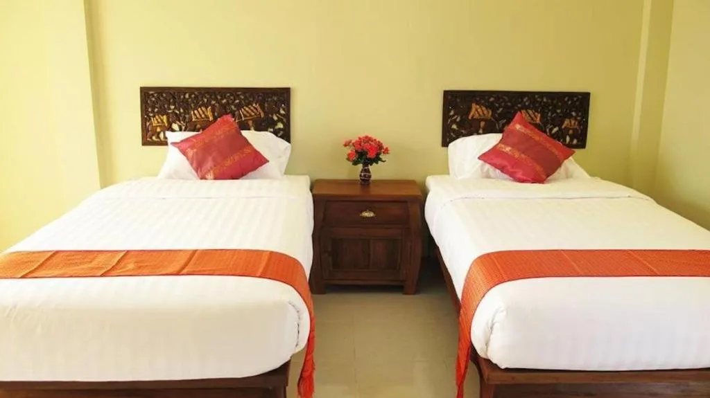 Bed in Baan Maesot Boutique Resort