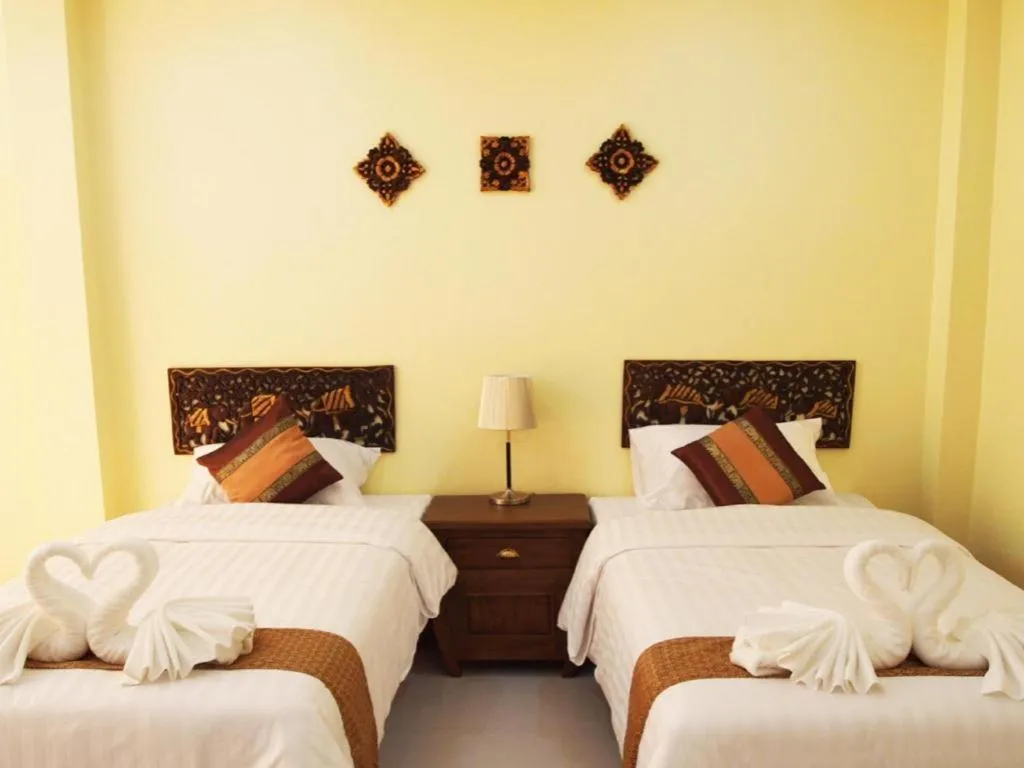 Bed in Baan Maesot Boutique Resort