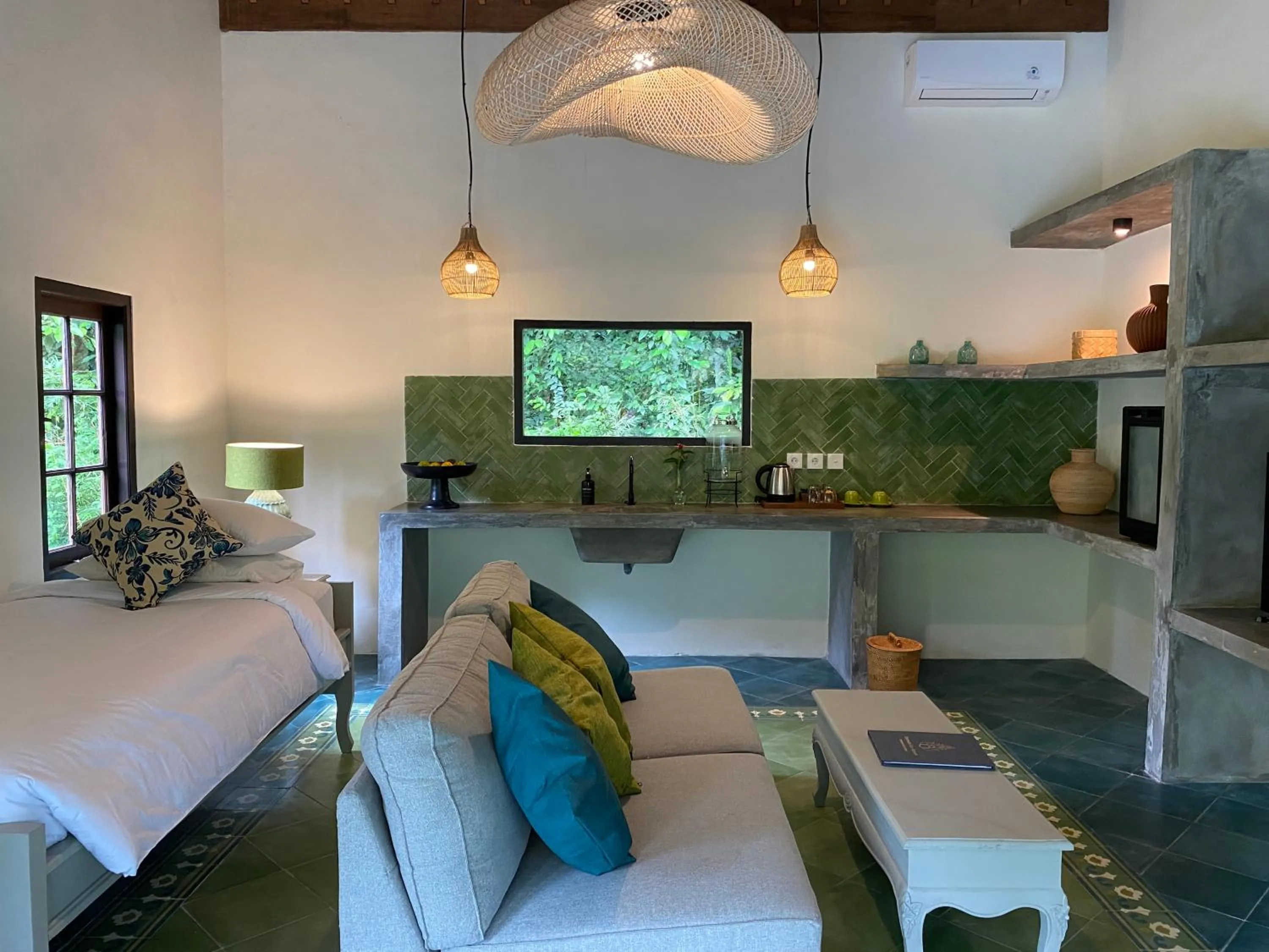 Living room, Bed in Darmada Eco Resort