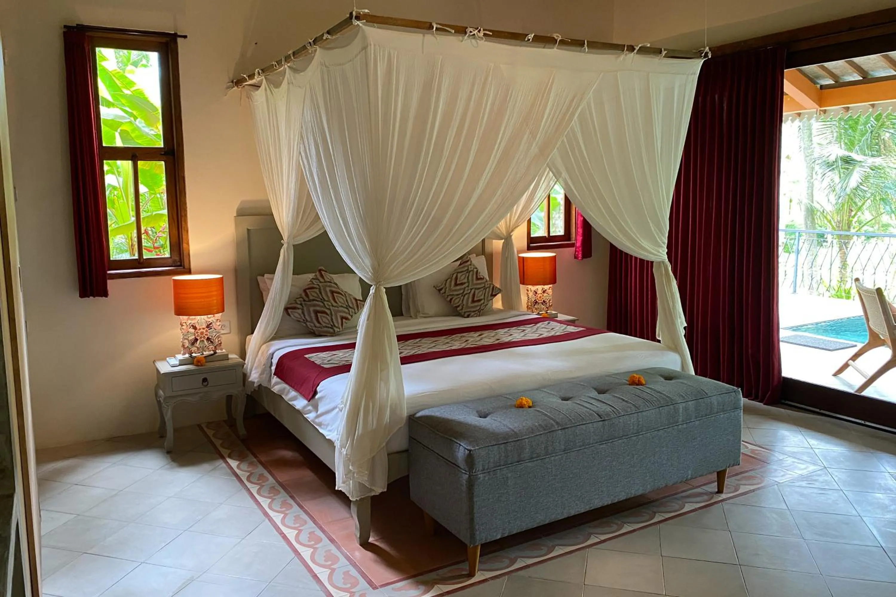 Bed in Darmada Eco Resort