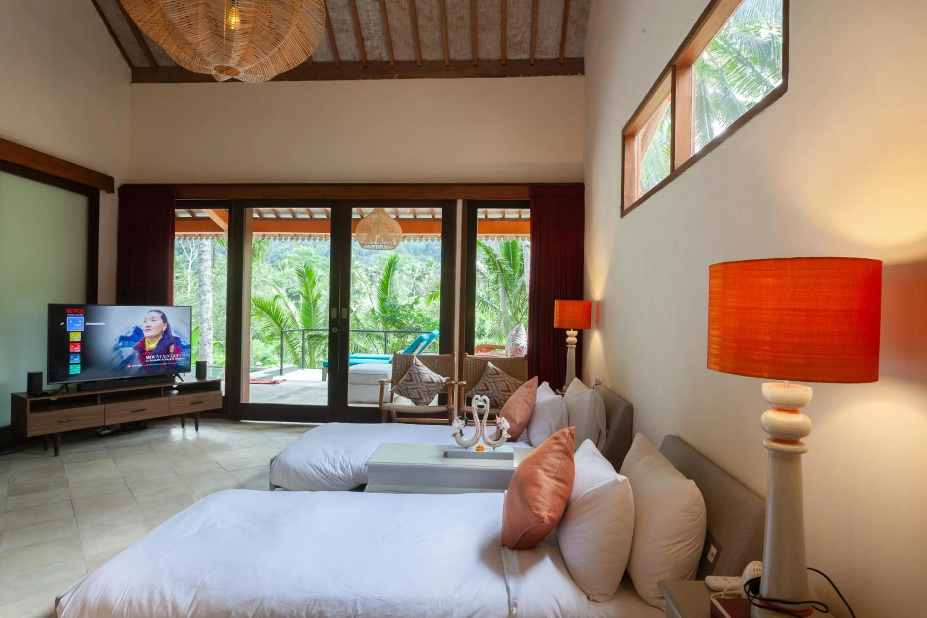 TV and multimedia, Bed in Darmada Eco Resort