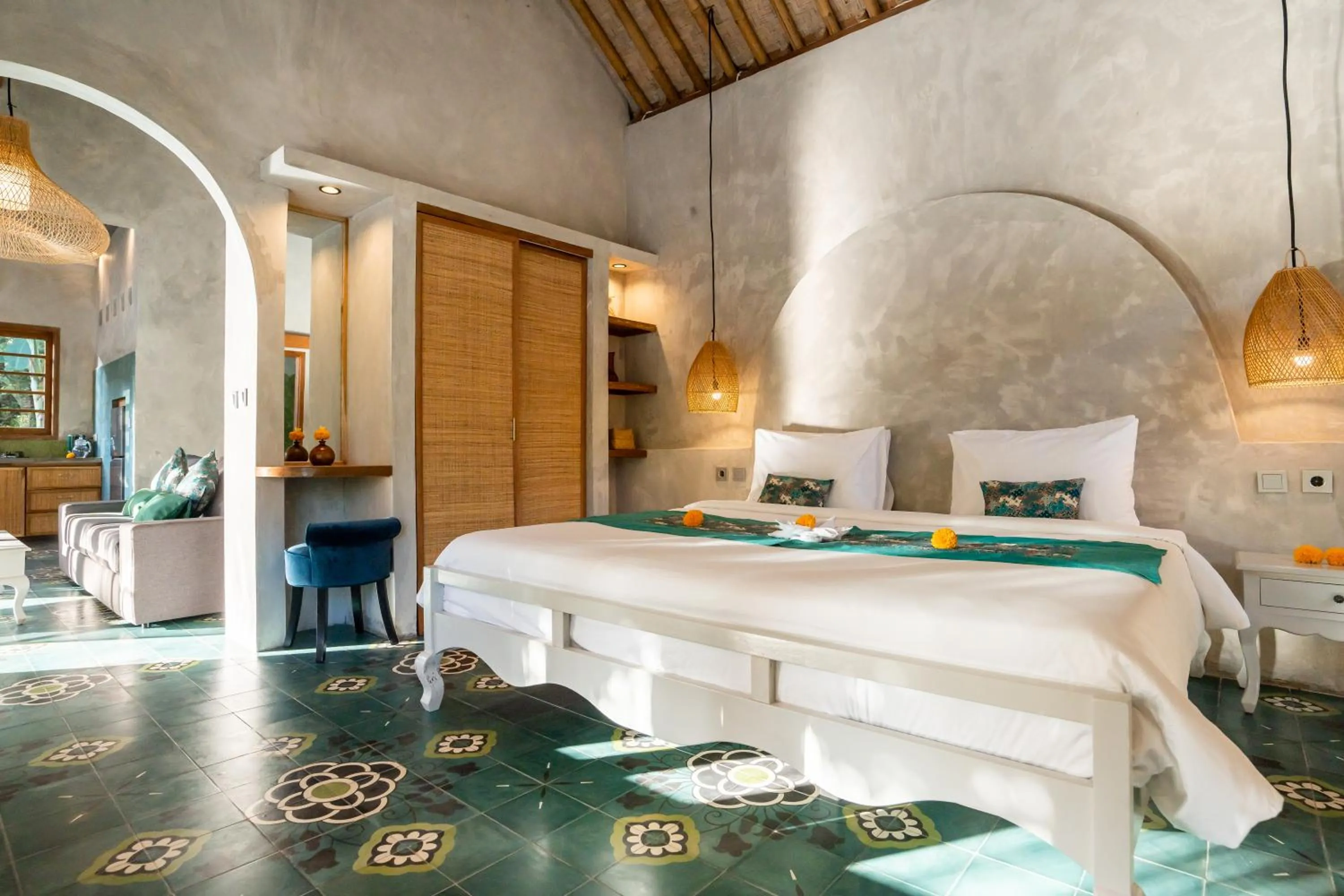 Bed in Darmada Eco Resort