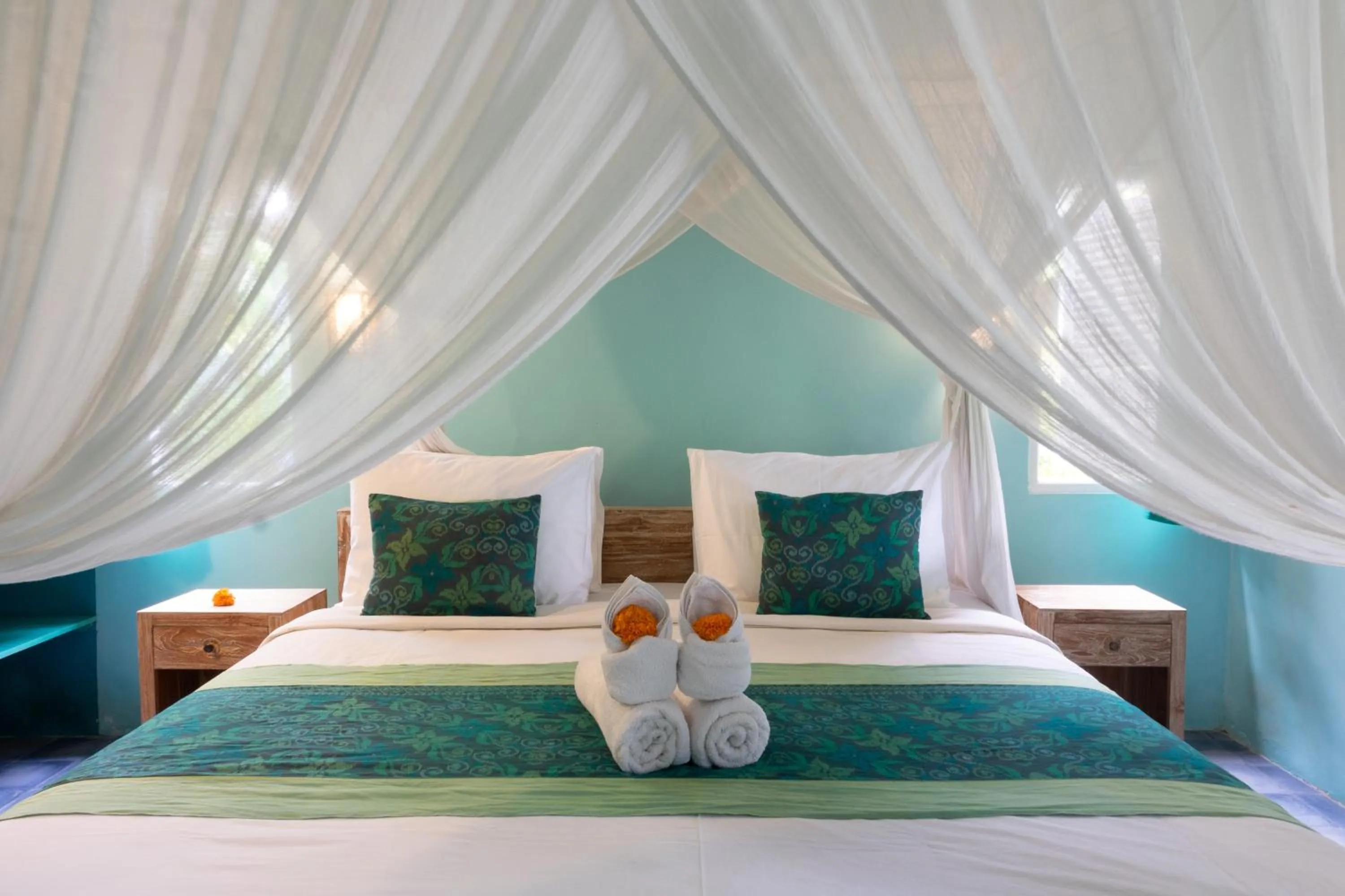 Bed in Darmada Eco Resort