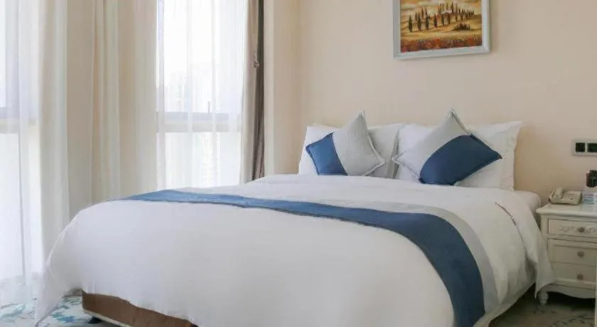 Bed in Xian Qujiang Yinzuo Hotel