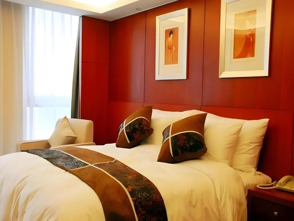 Bed in Xian Qujiang Yinzuo Hotel