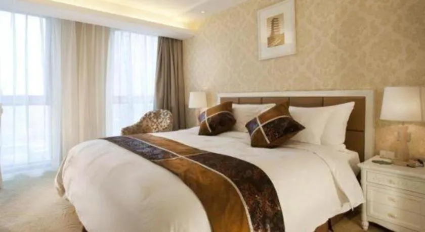 Bed in Xian Qujiang Yinzuo Hotel