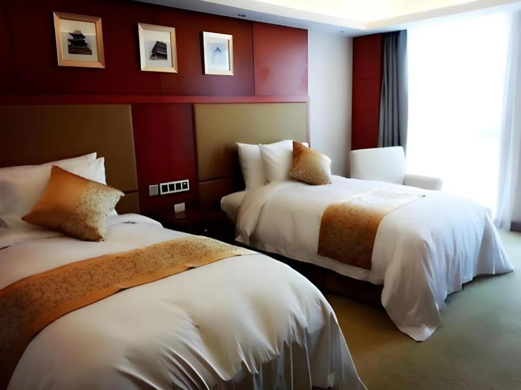 Bed in Xian Qujiang Yinzuo Hotel