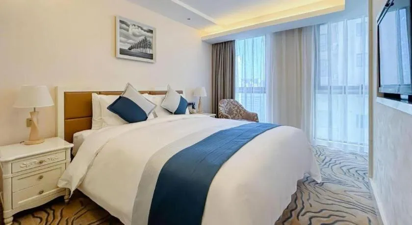 Bed in Xian Qujiang Yinzuo Hotel