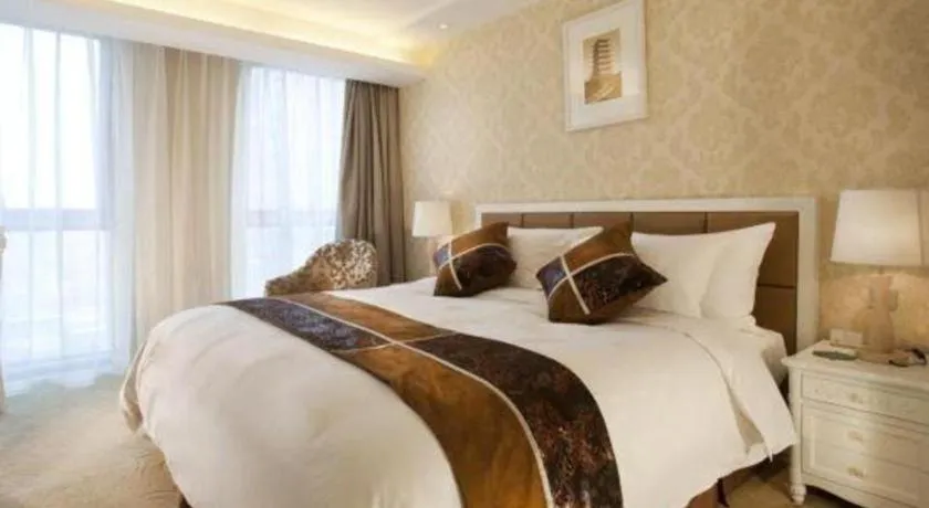 Bed in Xian Qujiang Yinzuo Hotel