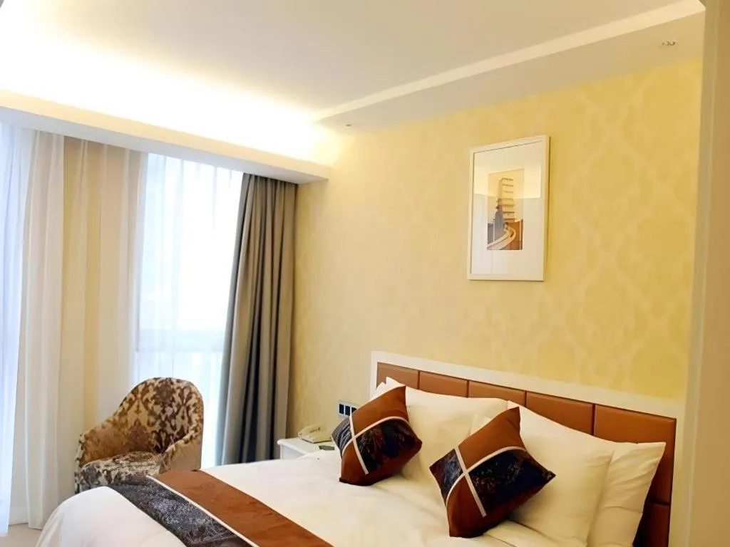 Bed in Xian Qujiang Yinzuo Hotel