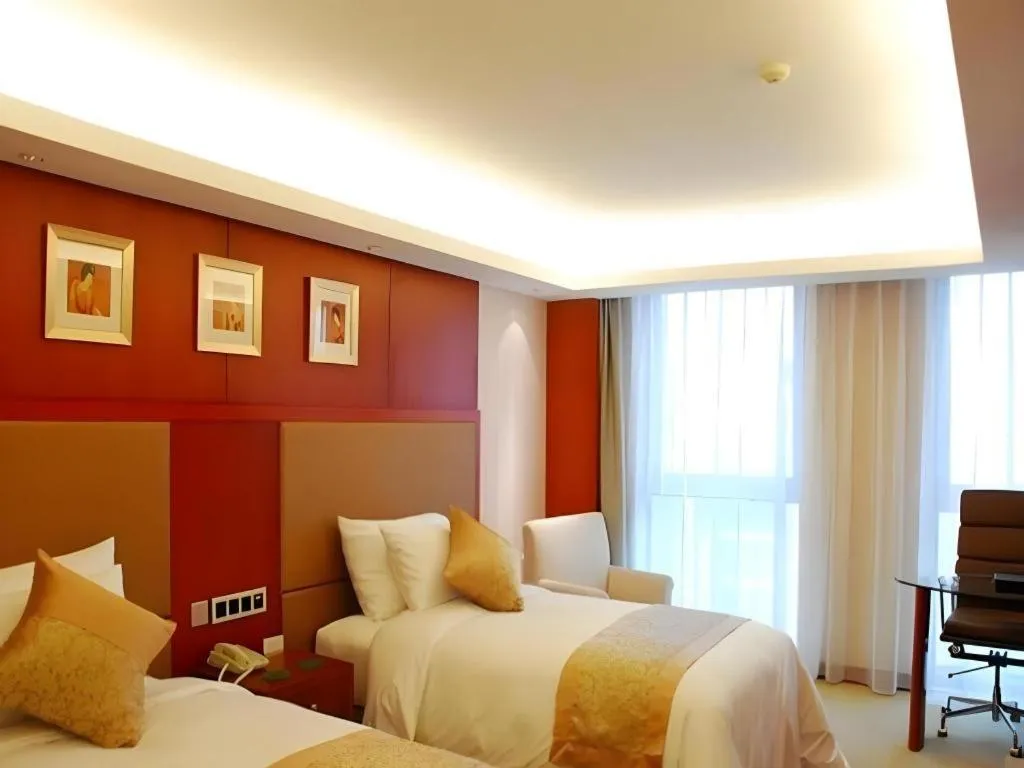 Bed in Xian Qujiang Yinzuo Hotel