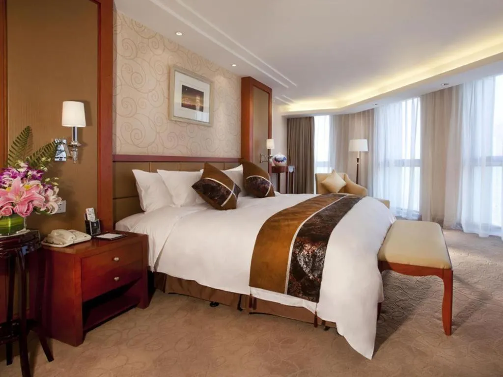 Bed in Xian Qujiang Yinzuo Hotel