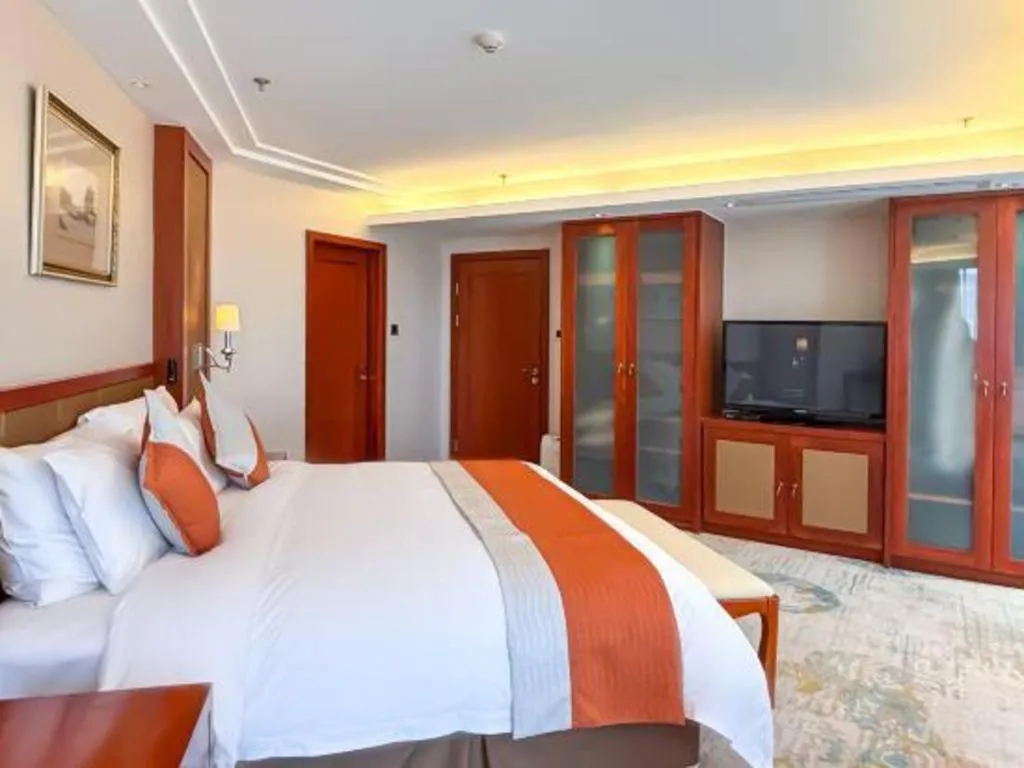 Bed in Xian Qujiang Yinzuo Hotel