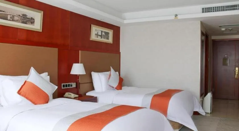 Bed in Xian Qujiang Yinzuo Hotel