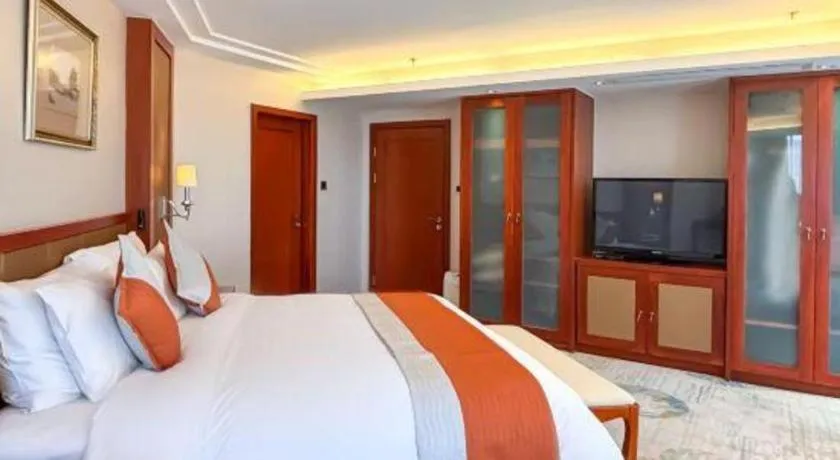 Bed in Xian Qujiang Yinzuo Hotel