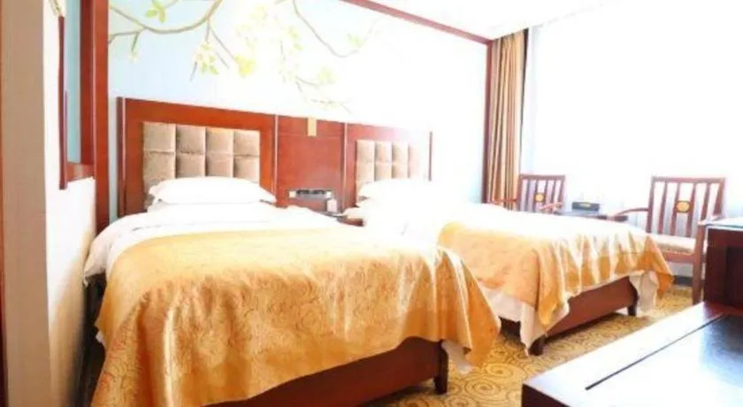 Bed in Lanzhou Hualian Hotel