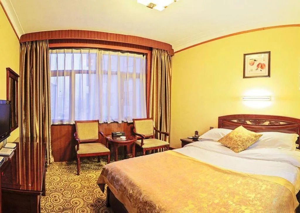 Bed in Lanzhou Hualian Hotel