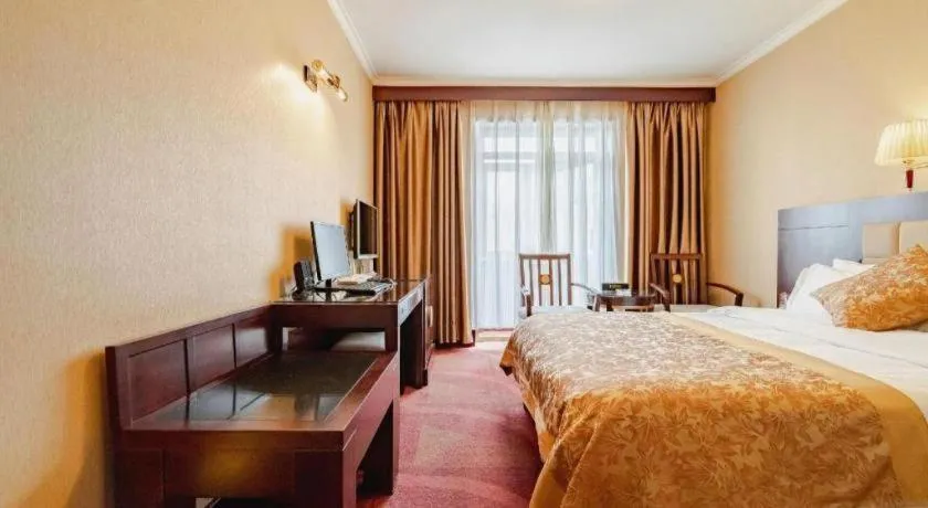 Bed in Lanzhou Hualian Hotel