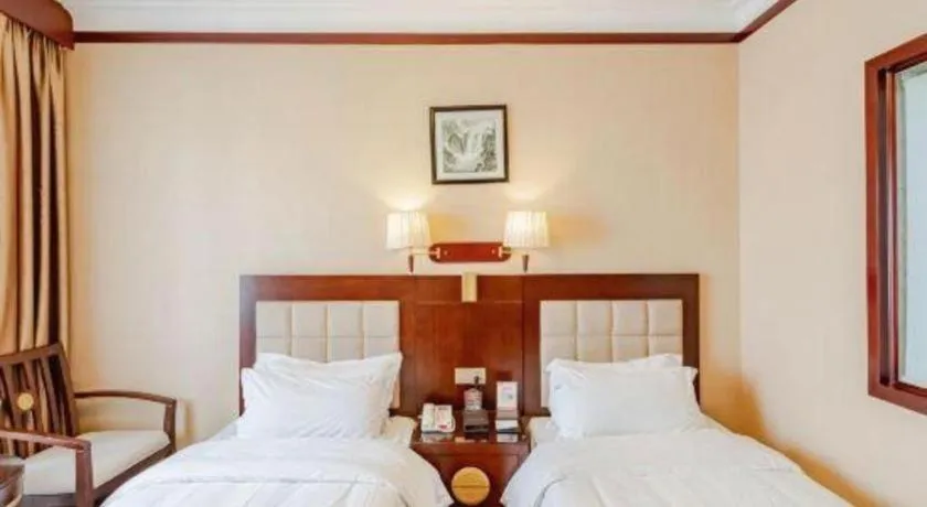 Bed in Lanzhou Hualian Hotel