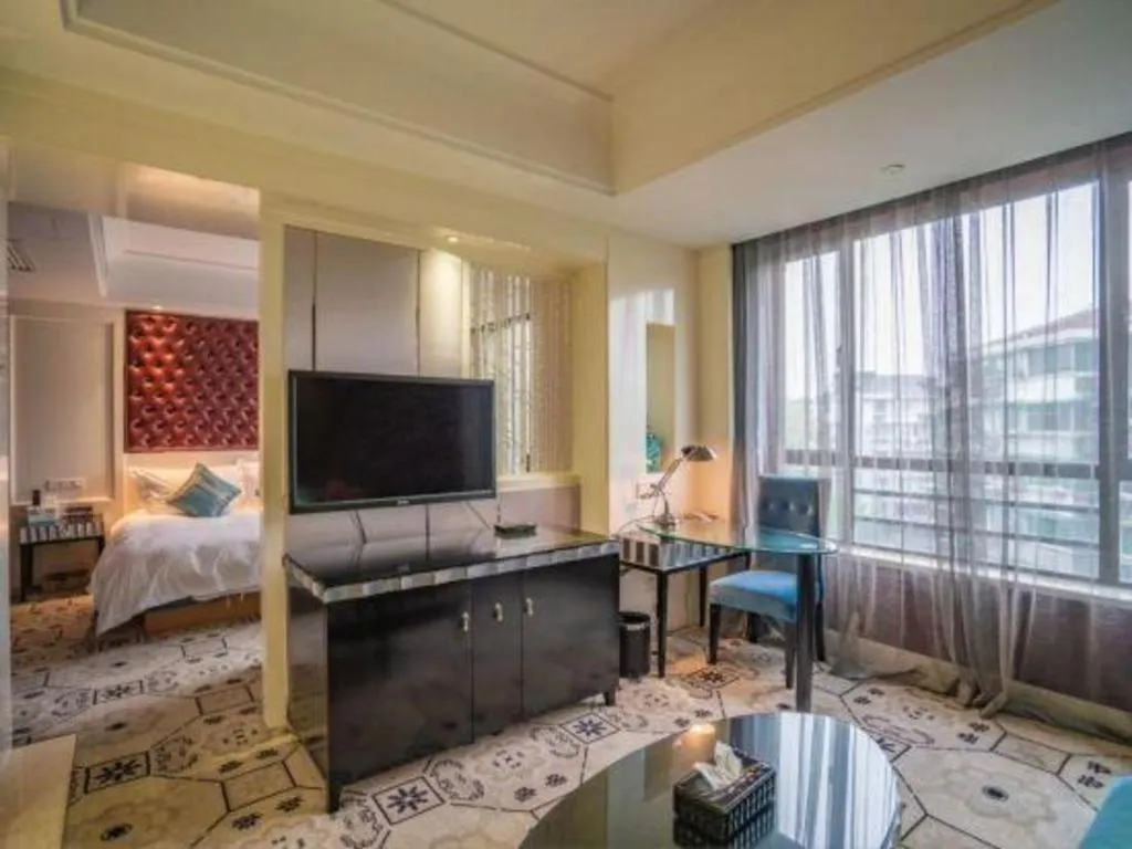 Bed in Wuyang Holiday Hotel Hangzhou