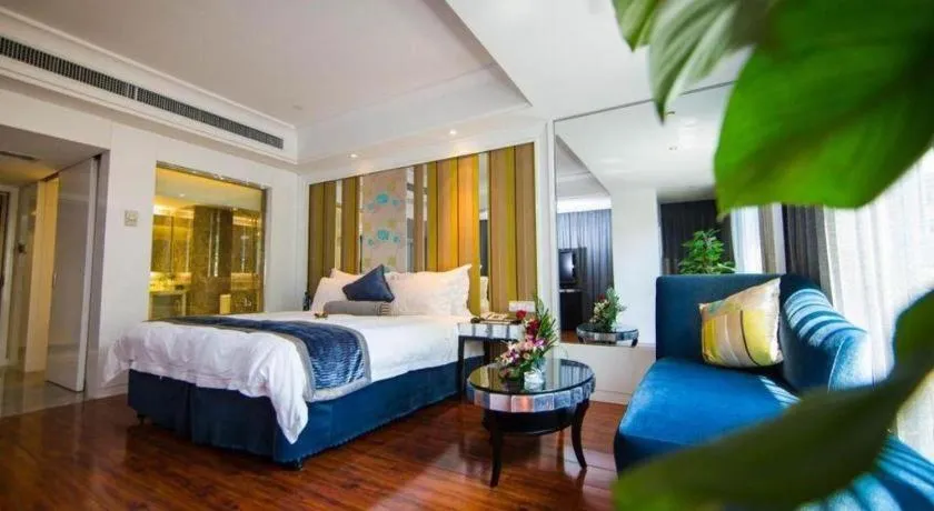 Bed in Wuyang Holiday Hotel Hangzhou