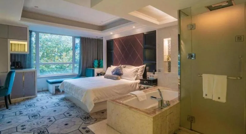 Bed in Wuyang Holiday Hotel Hangzhou