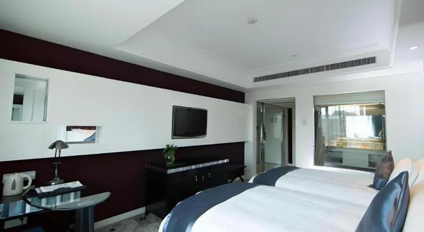 Bed in Wuyang Holiday Hotel Hangzhou