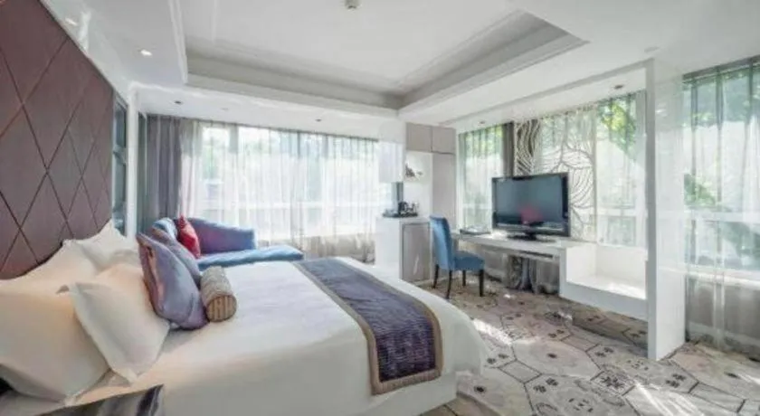 Bed in Wuyang Holiday Hotel Hangzhou