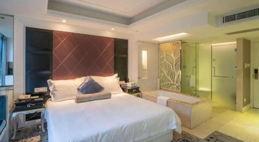 Bed in Wuyang Holiday Hotel Hangzhou