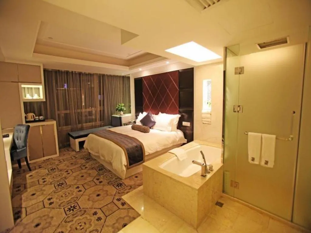 Bed in Wuyang Holiday Hotel Hangzhou