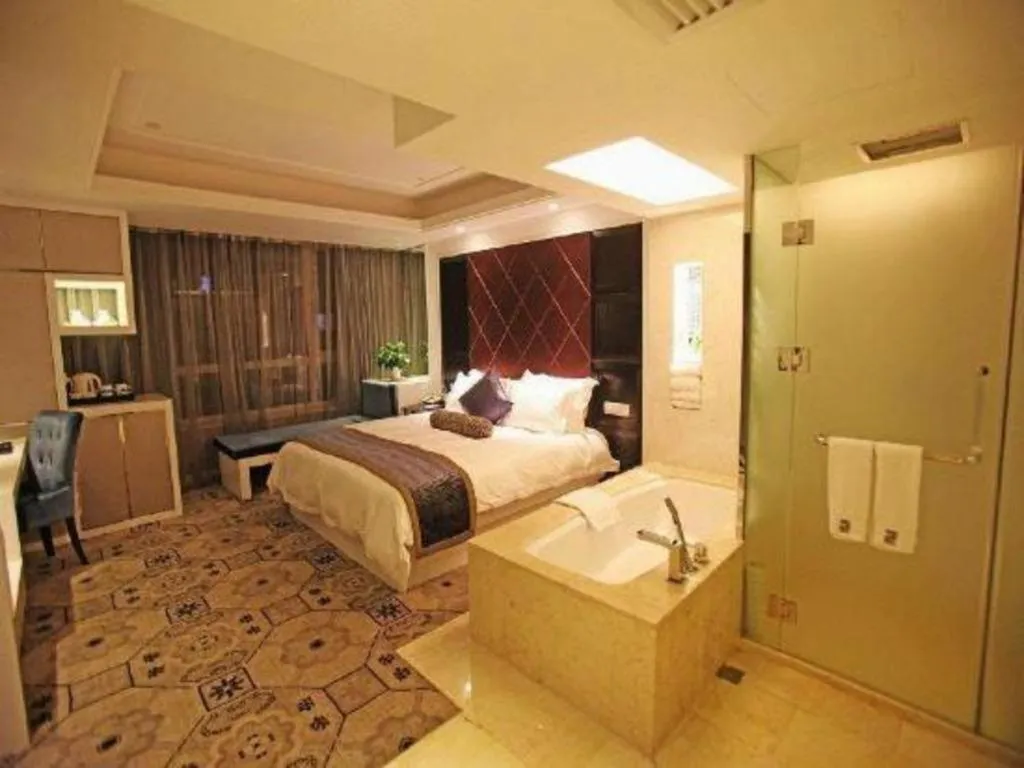 Bed in Wuyang Holiday Hotel Hangzhou