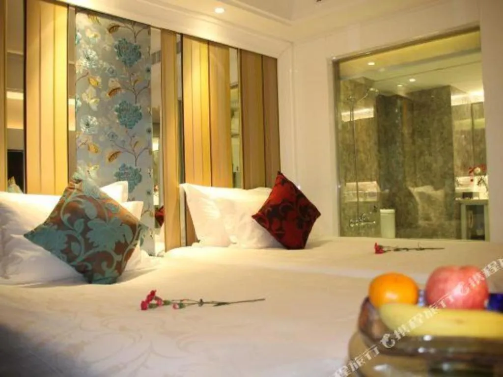 Bed in Wuyang Holiday Hotel Hangzhou