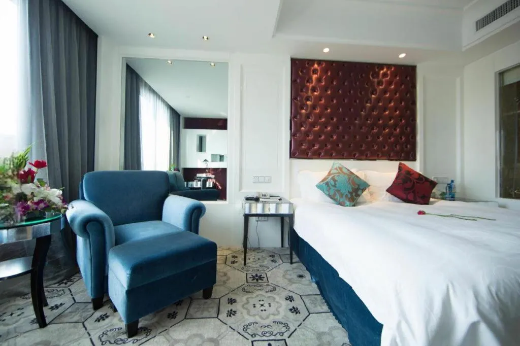 Bed in Wuyang Holiday Hotel Hangzhou