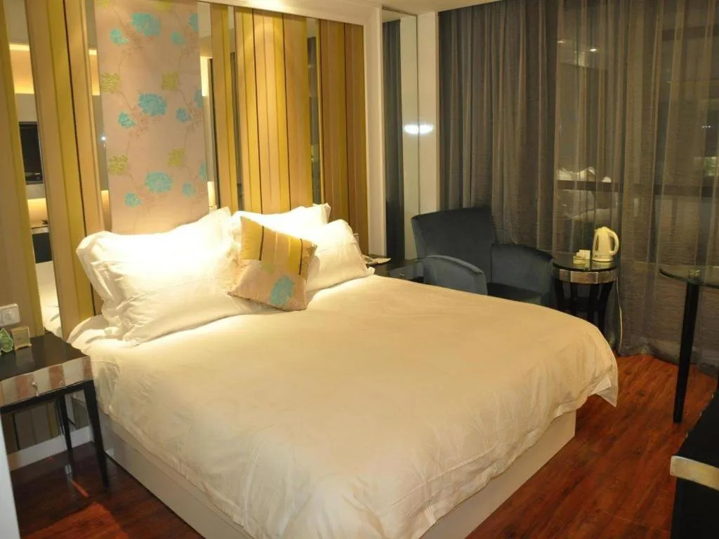 Bed in Wuyang Holiday Hotel Hangzhou