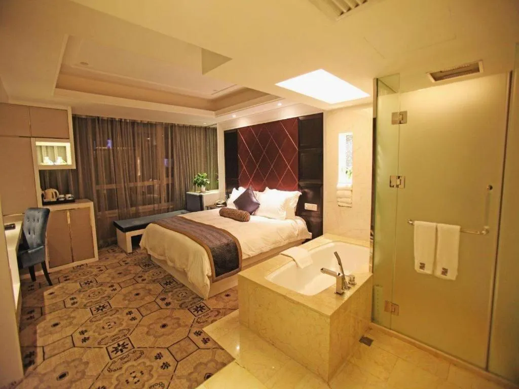 Bed in Wuyang Holiday Hotel Hangzhou