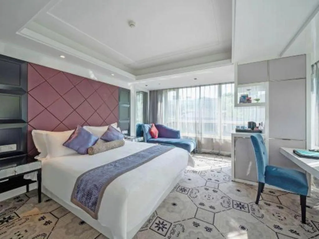 Bed in Wuyang Holiday Hotel Hangzhou