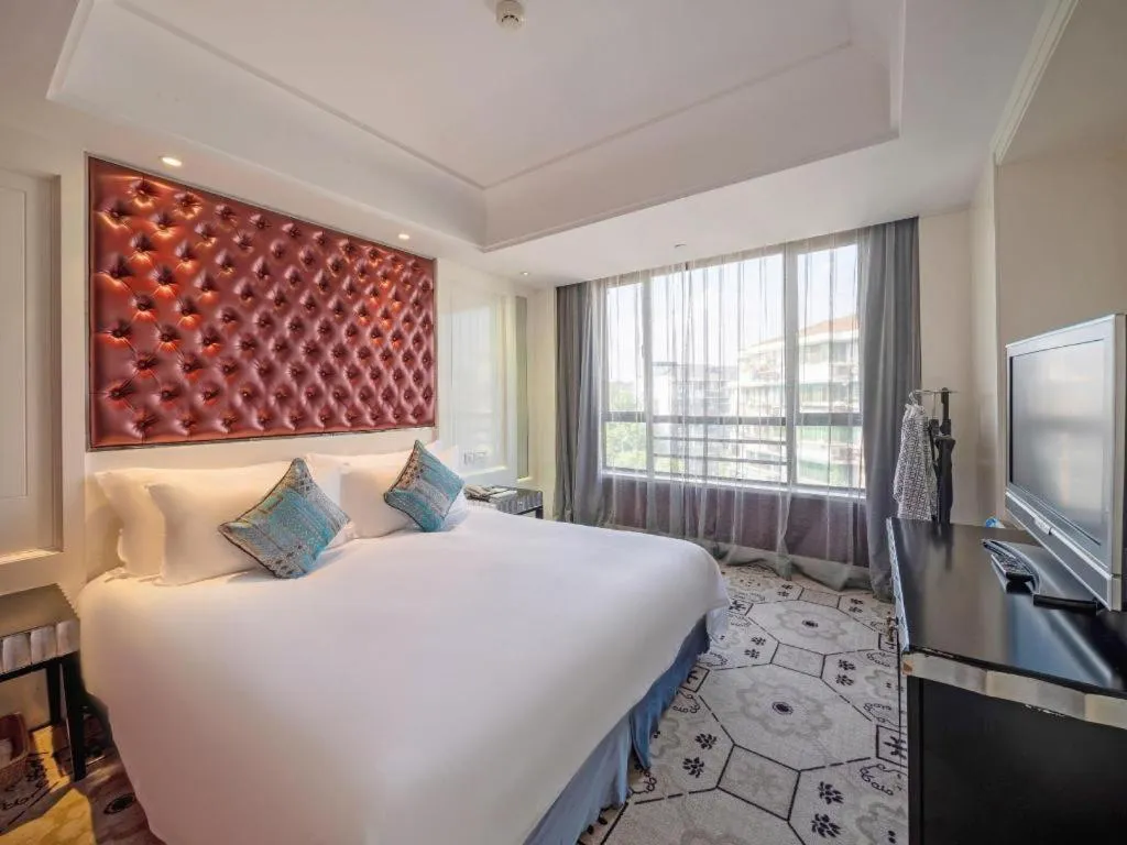 Bed in Wuyang Holiday Hotel Hangzhou