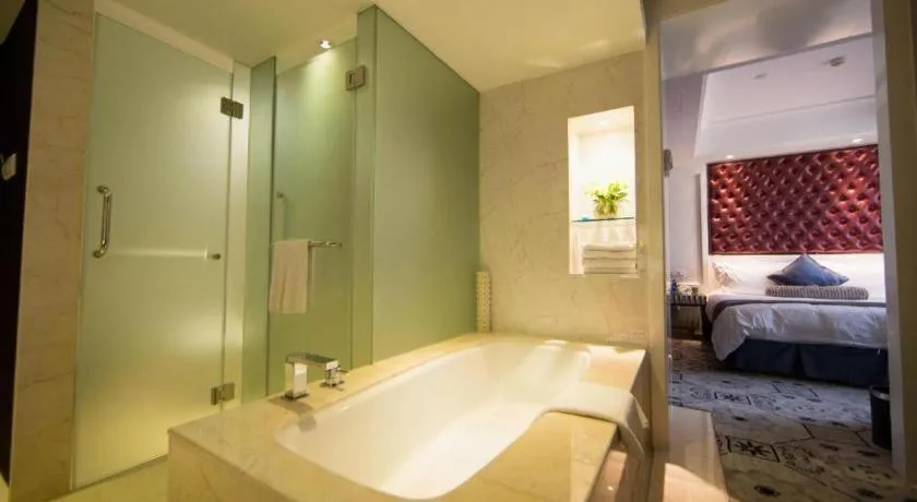 Bed in Wuyang Holiday Hotel Hangzhou