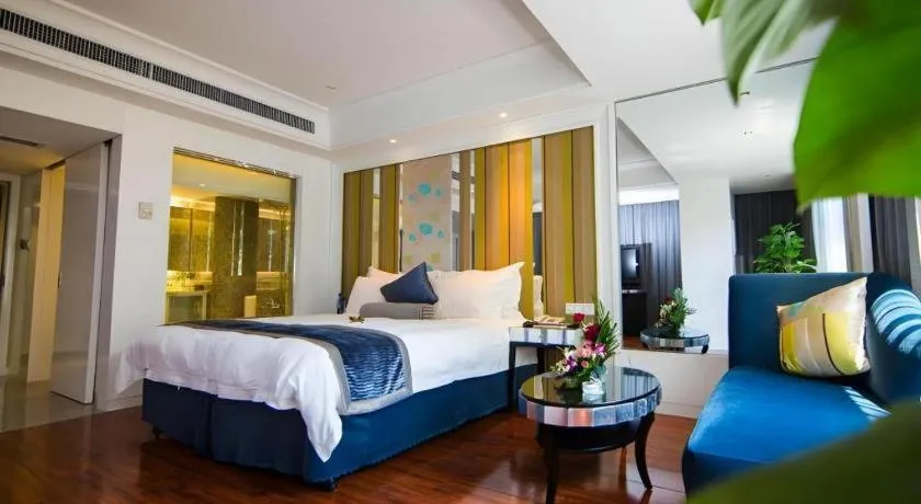 Bed in Wuyang Holiday Hotel Hangzhou