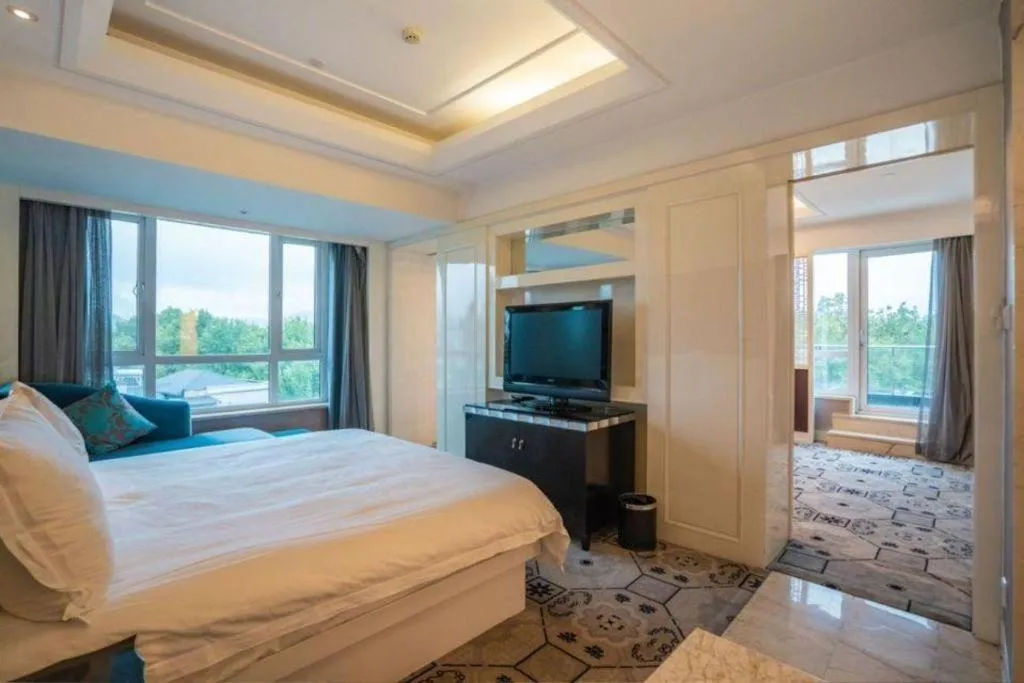 Bed in Wuyang Holiday Hotel Hangzhou