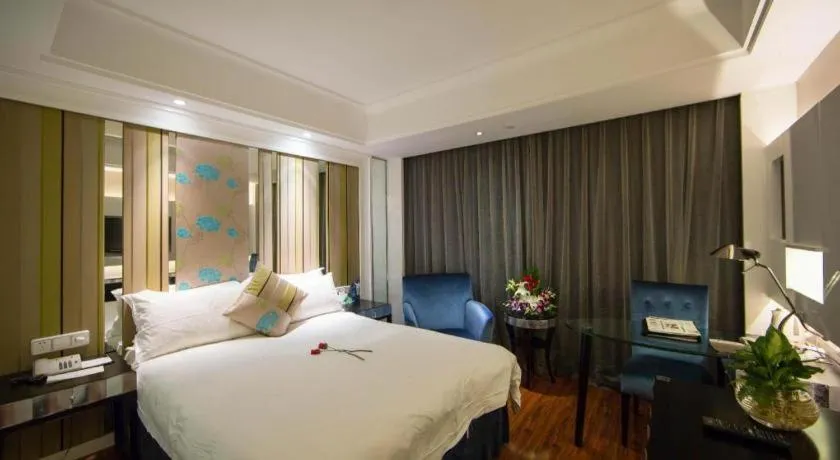 Bed in Wuyang Holiday Hotel Hangzhou