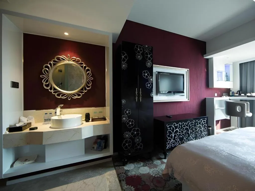 Bed in Wuyang Holiday Hotel Hangzhou