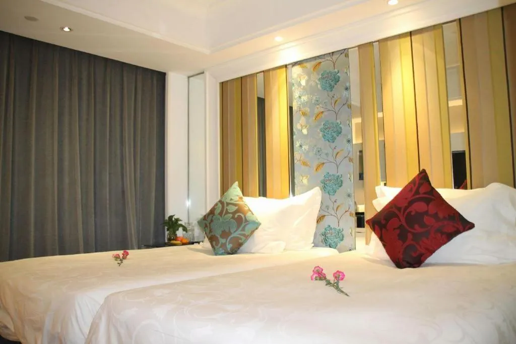Bed in Wuyang Holiday Hotel Hangzhou