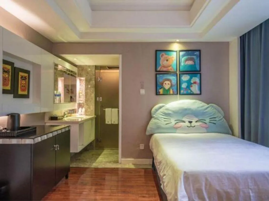 Bed in Wuyang Holiday Hotel Hangzhou