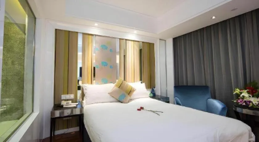Bed in Wuyang Holiday Hotel Hangzhou