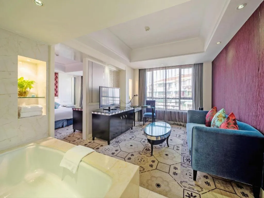 Bed in Wuyang Holiday Hotel Hangzhou